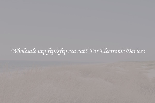 Wholesale utp ftp/sftp cca cat5 For Electronic Devices