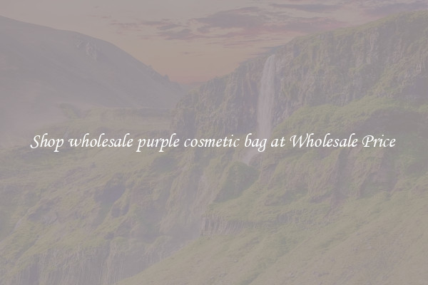 Shop wholesale purple cosmetic bag at Wholesale Price 