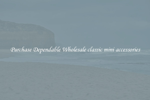 Purchase Dependable Wholesale classic mini accessories