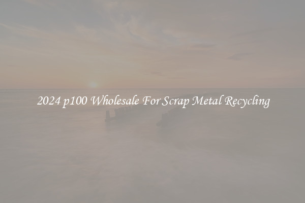 2024 p100 Wholesale For Scrap Metal Recycling