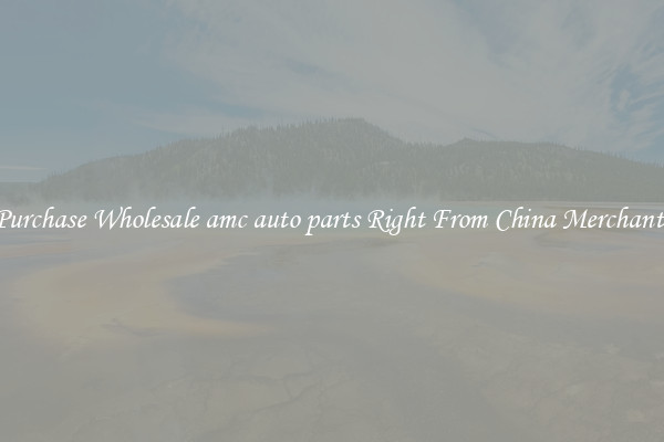 Purchase Wholesale amc auto parts Right From China Merchants