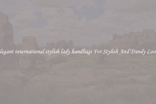 Elegant international stylish lady handbags For Stylish And Trendy Looks
